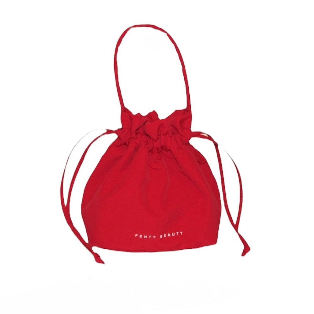 Fenty Beauty Red Drawstring Makeup Bag